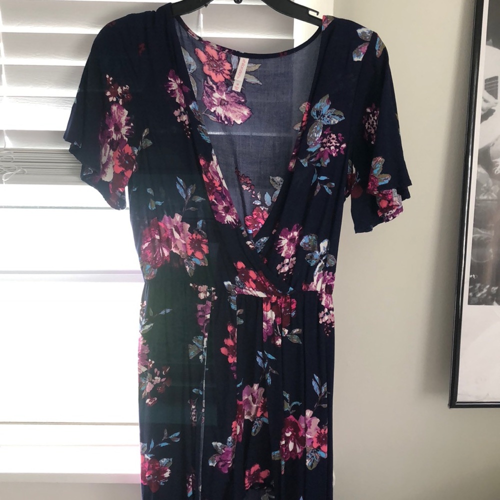 Xhilaration High Low Maxi Dress w/ shorts Medium
